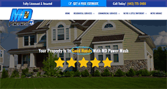 Desktop Screenshot of mdpowerwash.net