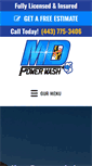 Mobile Screenshot of mdpowerwash.net